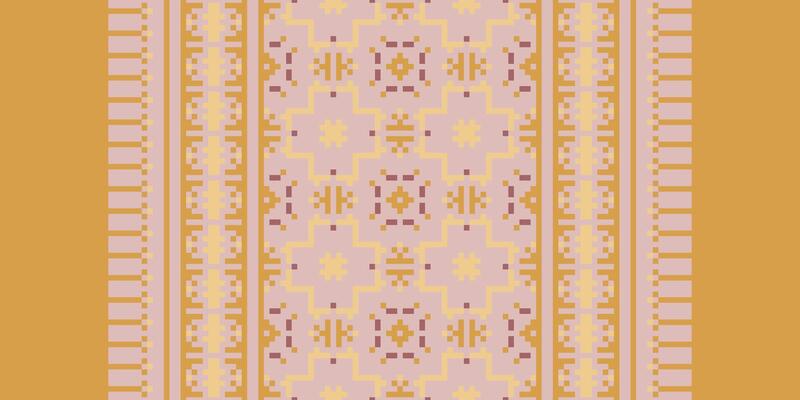 Anarkali Pattern Seamless Scandinavian pattern Motif embroidery, Pixel Ikat embroidery Design for Print scarf hijab pattern kerchief Pixel Ikat Silk kurti model mughal patterns