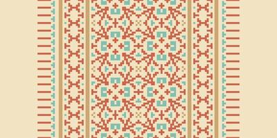 Anarkali Pattern Seamless Mughal architecture Motif embroidery, Pixel Ikat embroidery Design for Print egyptian hieroglyphs tibetan geo pattern vector
