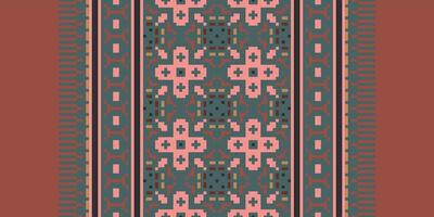 Anarkali Pattern Seamless Scandinavian pattern Motif embroidery, Pixel Ikat embroidery Design for Print jacquard slavic pattern folklore pattern kente arabesque vector