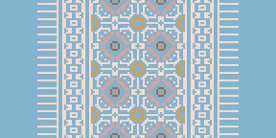 Anarkali Pattern Seamless Scandinavian pattern Motif embroidery, Pixel Ikat embroidery Design for Print border embroidery ancient egypt vector