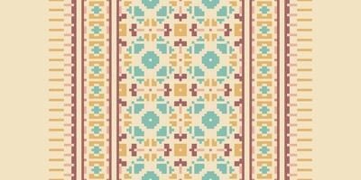 Anarkali Pattern Seamless Scandinavian pattern Motif embroidery, Pixel Ikat embroidery Design for Print scandinavian pattern saree ethnic nativity gypsy pattern vector