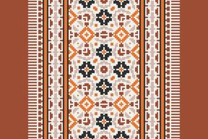 Anarkali frock design Seamless Mughal architecture Motif embroidery, Pixel Ikat embroidery Design for Print indonesian batik motif embroidery native american kurta mughal design vector