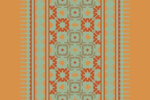 Anarkali frock design Seamless Australian aboriginal pattern Motif embroidery, Pixel Ikat embroidery Design for Print tie dyeing pillowcase sambal puri kurti mughal architecture vector