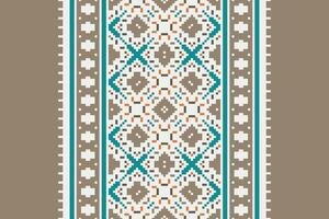 Anarkali frock design Seamless Mughal architecture Motif embroidery, Pixel Ikat embroidery Design for Print kurta pattern mughal motifs tapestry pattern floral repeat vector
