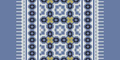 Silk fabric Patola sari Pattern Seamless Scandinavian pattern Motif embroidery, Pixel Ikat embroidery Design for Print figure tribal ink on cloth patola sari vector
