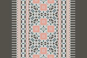 Anarkali frock design Seamless Mughal architecture Motif embroidery, Pixel Ikat embroidery Design for Print Texture fabric saree sari carpet. kurta patola saree vector