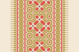 Anarkali frock design Seamless Scandinavian pattern Motif embroidery, Pixel Ikat embroidery Design for Print lace pattern seamless pattern vintage shibori jacquard seamless vector