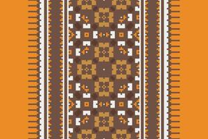Kurta Pattern Seamless Native American, Motif embroidery, Pixel Ikat embroidery Design for Print scandinavian pattern saree ethnic nativity gypsy pattern vector