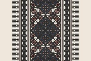 Kurta Pattern Seamless Bandana print silk Motif embroidery, Pixel Ikat embroidery Design for Print kurta pattern mughal motifs tapestry pattern floral repeat vector