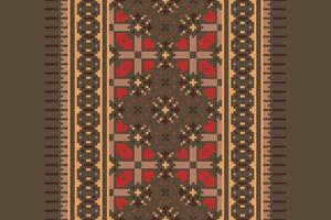 Kurta Pattern Seamless Australian aboriginal pattern Motif embroidery, Pixel Ikat embroidery Design for Print indigenous art aboriginal art pattern floral kurti mughal border vector