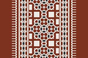 Kurta Pattern Seamless Mughal architecture Motif embroidery, Pixel Ikat embroidery Design for Print Texture fabric saree sari carpet. kurta patola saree vector