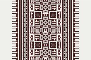 Kurta Pattern Seamless Mughal architecture Motif embroidery, Pixel Ikat embroidery Design for Print egyptian pattern tibetan mandala bandanna vector