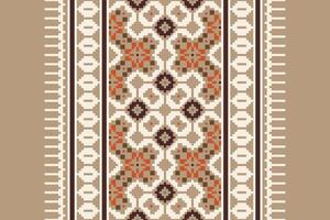Kurta Pattern Seamless Scandinavian pattern Motif embroidery, Pixel Ikat embroidery Design for Print kurta pattern mughal motifs tapestry pattern floral repeat vector