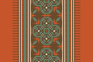 Kurta Pattern Seamless Scandinavian pattern Motif embroidery, Pixel Ikat embroidery Design for Print jacquard slavic pattern folklore pattern kente arabesque vector