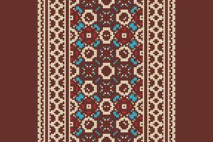 Kurta Pattern Seamless Scandinavian pattern Motif embroidery, Pixel Ikat embroidery Design for Print egyptian hieroglyphs tibetan geo pattern vector