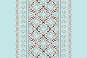 Punjabi Pattern Seamless Native American, Motif embroidery, Pixel Ikat embroidery Design for Print pattern vintage flower folk navajo patchwork pattern vector