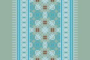 Punjabi Pattern Seamless Australian aboriginal pattern Motif embroidery, Pixel Ikat embroidery Design for Print Texture fabric saree sari carpet. kurta patola saree vector