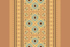 Punjabi Pattern Seamless Scandinavian pattern Motif embroidery, Pixel Ikat embroidery Design for Print scarf hijab pattern kerchief Pixel Ikat Silk kurti model mughal patterns vector