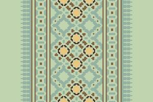 Punjabi Pattern Seamless Scandinavian pattern Motif embroidery, Pixel Ikat embroidery Design for Print australian curtain pattern geometric pillow model kurti mughal flowers vector