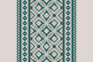 Punjabi Pattern Seamless Mughal architecture Motif embroidery, Pixel Ikat embroidery Design for Print Texture fabric saree sari carpet. kurta patola saree vector
