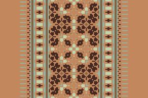 Punjabi Pattern Seamless Scandinavian pattern Motif embroidery, Pixel Ikat embroidery Design for Print tapestry floral kimono repeat pattern lacing spanish motif vector