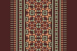 Punjabi Pattern Seamless Mughal architecture Motif embroidery, Pixel Ikat embroidery Design for Print jacquard slavic pattern folklore pattern kente arabesque vector