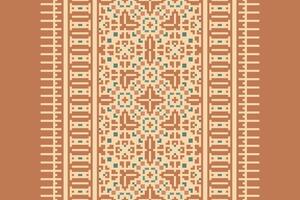 Churidar Pattern Seamless Bandana print silk Motif embroidery, Pixel Ikat embroidery Design for Print scandinavian pattern saree ethnic nativity gypsy pattern vector