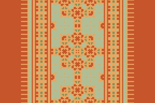 Churidar Pattern Seamless Bandana print silk Motif embroidery, Pixel Ikat embroidery Design for Print scandinavian pattern saree ethnic nativity gypsy pattern