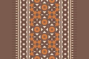Churidar Pattern Seamless Scandinavian pattern Motif embroidery, Pixel Ikat embroidery Design for Print Texture fabric saree sari carpet. kurta patola saree vector