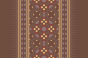 Churidar Pattern Seamless Scandinavian pattern Motif embroidery, Pixel Ikat embroidery Design for Print scarf hijab pattern kerchief Pixel Ikat Silk kurti model mughal patterns vector