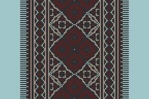 Churidar Pattern Seamless Scandinavian pattern Motif embroidery, Pixel Ikat embroidery Design for Print indigenous art aboriginal art pattern floral kurti mughal border vector