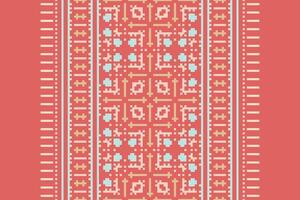 Churidar Pattern Seamless Mughal architecture Motif embroidery, Pixel Ikat embroidery Design for Print egyptian pattern tibetan mandala bandanna vector