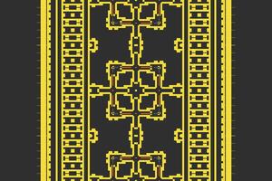 Dhoti Pattern Seamless Native American, Motif embroidery, Pixel Ikat embroidery Design for Print pattern vintage flower folk navajo patchwork pattern vector