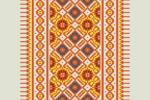 Dhoti Pattern Seamless Native American, Motif embroidery, Pixel Ikat embroidery Design for Print kurta pattern mughal motifs tapestry pattern floral repeat vector