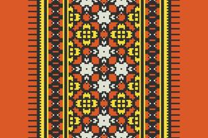Dhoti Pattern Seamless Native American, Motif embroidery, Pixel Ikat embroidery Design for Print scandinavian pattern saree ethnic nativity gypsy pattern vector
