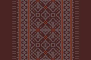 Dhoti Pattern Seamless Bandana print silk Motif embroidery, Pixel Ikat embroidery Design for Print indigenous art aboriginal art pattern floral kurti mughal border vector
