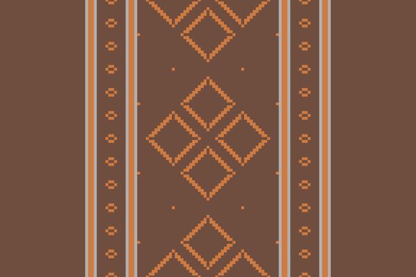 Dhoti Pattern Seamless Bandana print silk Motif embroidery, Pixel Ikat embroidery Design for Print border embroidery ancient egypt