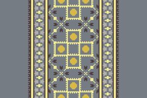 Dhoti Pattern Seamless Australian aboriginal pattern Motif embroidery, Pixel Ikat embroidery Design for Print kurta pattern mughal motifs tapestry pattern floral repeat vector