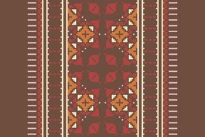 Dhoti Pattern Seamless Bandana print silk Motif embroidery, Pixel Ikat embroidery Design for Print egyptian hieroglyphs tibetan geo pattern vector