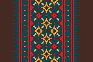 Dhoti Pattern Seamless Australian aboriginal pattern Motif embroidery, Pixel Ikat embroidery Design for Print scarf hijab pattern kerchief Pixel Ikat Silk kurti model mughal patterns vector