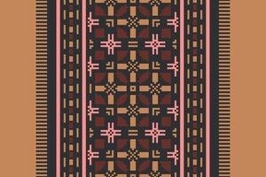 Dhoti Pattern Seamless Mughal architecture Motif embroidery, Pixel Ikat embroidery Design for Print tie dyeing pillowcase sambal puri kurti mughal architecture vector