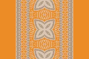 Dhoti Pattern Seamless Scandinavian pattern Motif embroidery, Pixel Ikat embroidery Design for Print kurta pattern mughal motifs tapestry pattern floral repeat vector