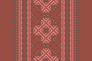 Dhoti Pattern Seamless Mughal architecture Motif embroidery, Pixel Ikat embroidery Design for Print indigenous art aboriginal art pattern floral kurti mughal border vector