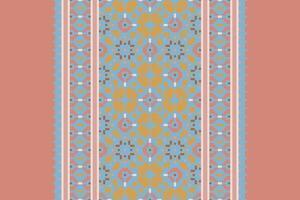 Dhoti Pattern Seamless Mughal architecture Motif embroidery, Pixel Ikat embroidery Design for Print pattern vintage flower folk navajo patchwork pattern vector