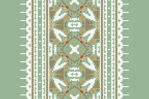 Dhoti Pants Pattern Seamless Bandana print silk Motif embroidery, Pixel Ikat embroidery Design for Print scarf hijab pattern kerchief Pixel Ikat Silk kurti model mughal patterns vector