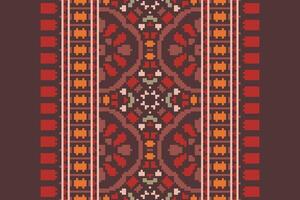 Dhoti Pants Pattern Seamless Native American, Motif embroidery, Pixel Ikat embroidery Design for Print kurta pattern mughal motifs tapestry pattern floral repeat vector