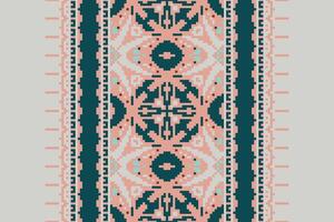 Dhoti Pants Pattern Seamless Bandana print silk Motif embroidery, Pixel Ikat embroidery Design for Print jacquard slavic pattern folklore pattern kente arabesque vector