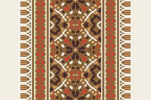 Dhoti Pants Pattern Seamless Australian aboriginal pattern Motif embroidery, Pixel Ikat embroidery Design for Print tie dyeing pillowcase sambal puri kurti mughal architecture vector
