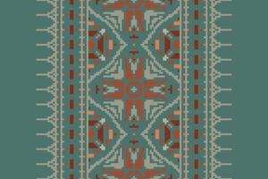 Dhoti Pants Pattern Seamless Mughal architecture Motif embroidery, Pixel Ikat embroidery Design for Print indonesian batik motif embroidery native american kurta mughal design vector
