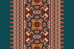 Dhoti Pants Pattern Seamless Mughal architecture Motif embroidery, Pixel Ikat embroidery Design for Print scandinavian pattern saree ethnic nativity gypsy pattern vector